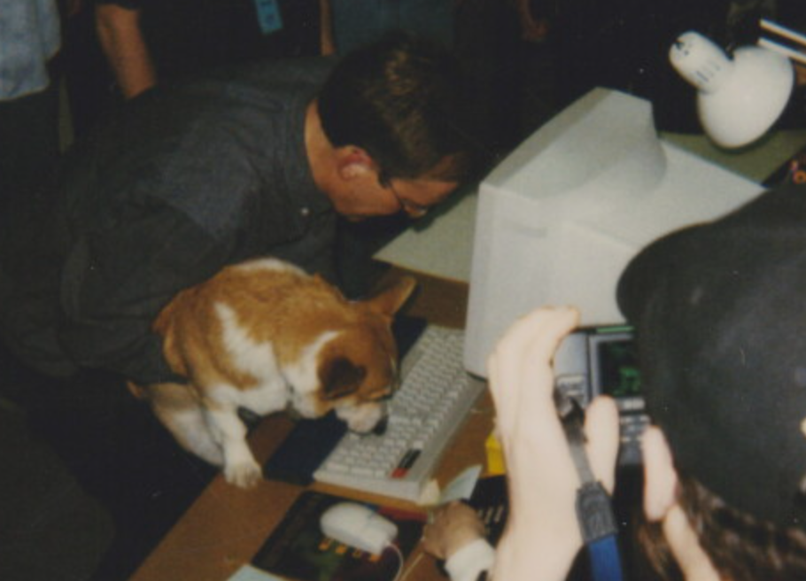 Rufus pressing the launch button